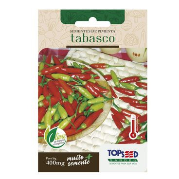 Semente Pimenta Tabasco Topseed Garden