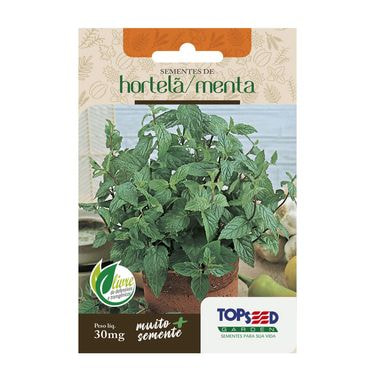Semente Hortelã Topseed Garden
