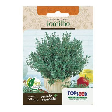 Sementes de Tomilho Tradicional Topseed Garden
