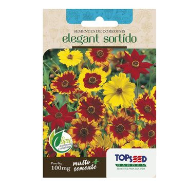 Sementes de Coreopsis Elegant Sortido Tradicional Topseed Garden