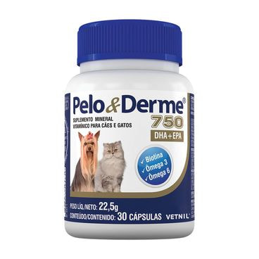 Pelo-e-Derme-750-DHA---EPA-Vetnil-30-capsulas
