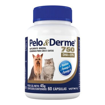 Pelo-e-Derme-750-DHA---EPA-Vetnil-60-capsulas