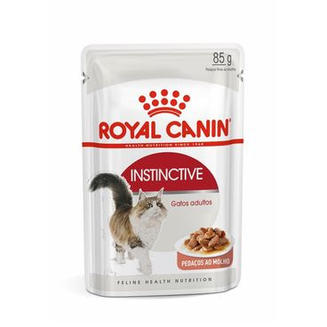 ração úmida royal canin instinctive gatos adultos frente