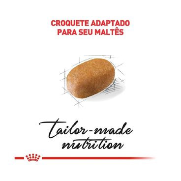 Ração Royal Canin Maltês Cães Adultos Croquete adaptado