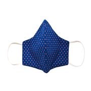 Máscara de Proteção em Tecido Emporium Distripet Bolinha Azul