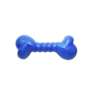 Brinquedo Mordedor Osso de Borracha MaxBone Furacão Pet Azul