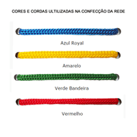 Rede de Proteção Henri Trampolim para Cama Elástica 2.44m Multicolorida