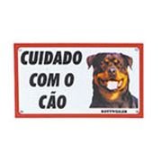 Placa de Advertência Rottweiler AMF