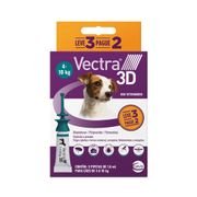 Antipulgas Vectra 3D Cães 4 a 10 kg Ceva 1,6 ml Leve 3 Pague 2