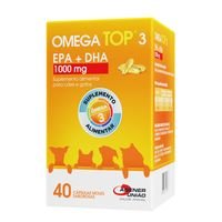 Suplemento para Cães e Gatos Omega Top 3 1000 mg