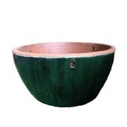 Cuia Pendente Cerâmica Verde Esmeralda Vasos Tupã