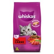 Ração Whiskas Carne Gatos Adultos